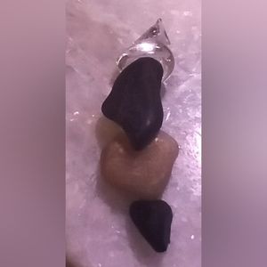 One of a kind, done and Glass necklace pendant